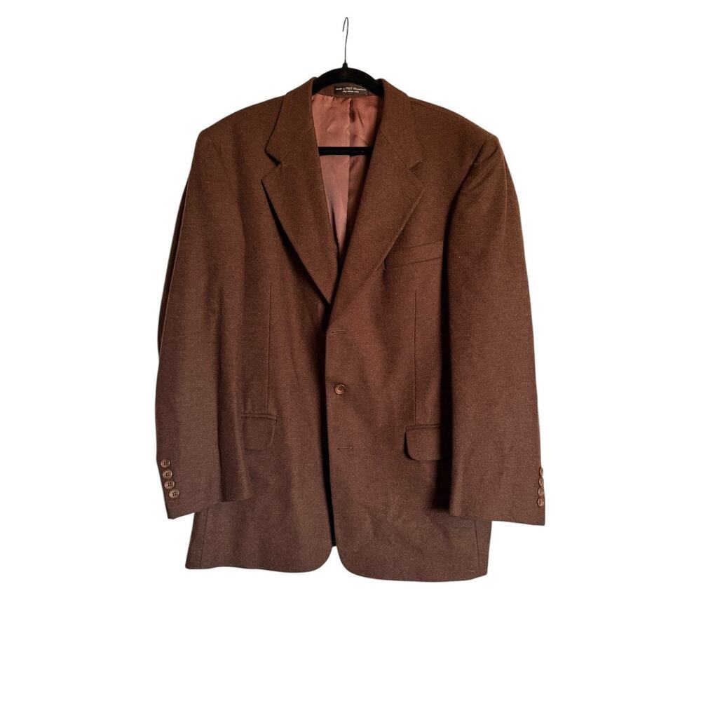 Gianfranco Ruffini Italian Cashmere Blend Sport Coat Sz 42R Preppy Business